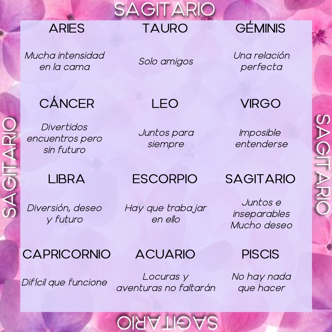 compatibilidades sagitario